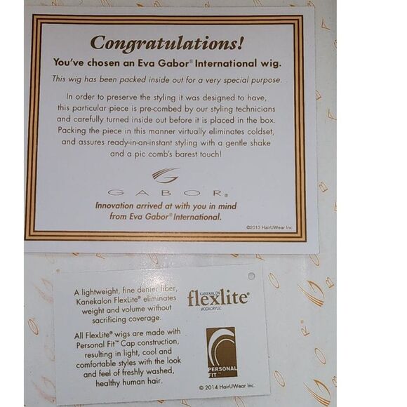 Eva Gabor Brown Short Straight Tapered Wig - Picture 9 of 10